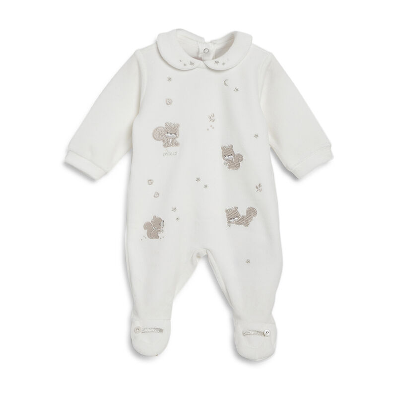 Girls Bronze Applique Nappy Opening Babysuit image number 0